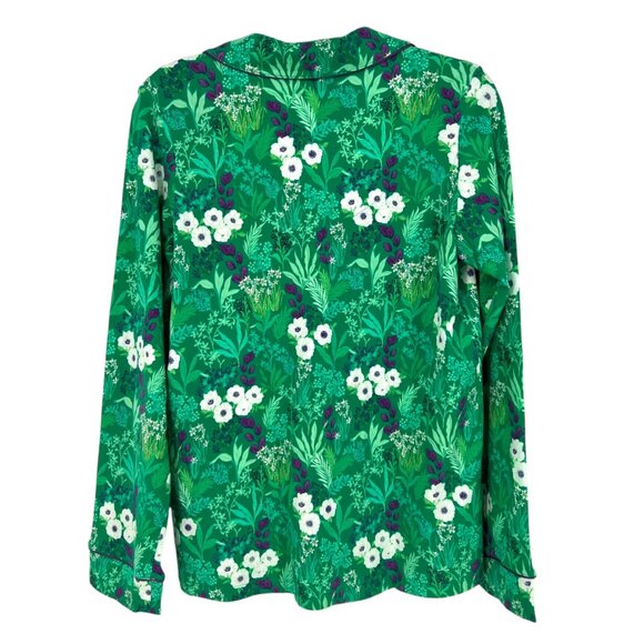 Bed Head PJs Forever Floral Classic Stretch Jersey PJ Set Green Purple Size XS - Picture 6 of 14